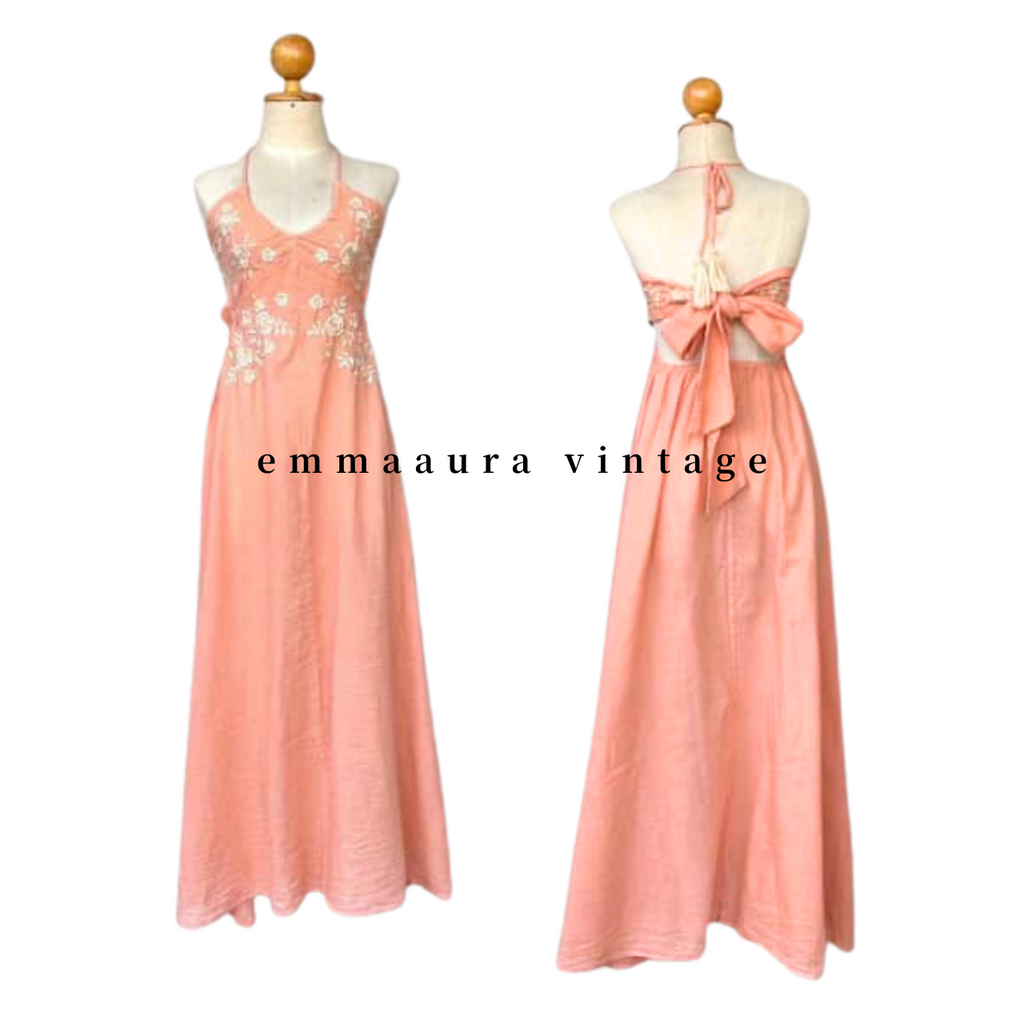 Dress with Gift🎁【予約商品】Mare　手縫いやオーガニック染料使用のオーガニックコットンワンピース