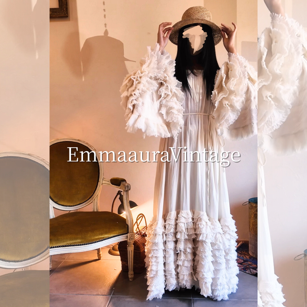 【すぐ届く】もけもけドレス🔔オーガニックコットンドレス「ミゼル」