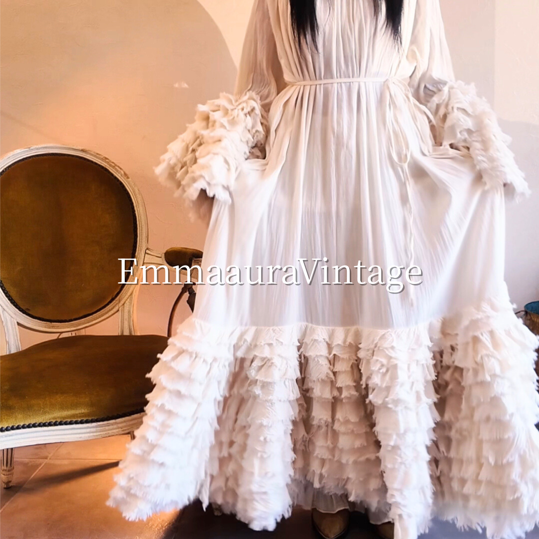 【すぐ届く】もけもけドレス🔔オーガニックコットンドレス「ミゼル」