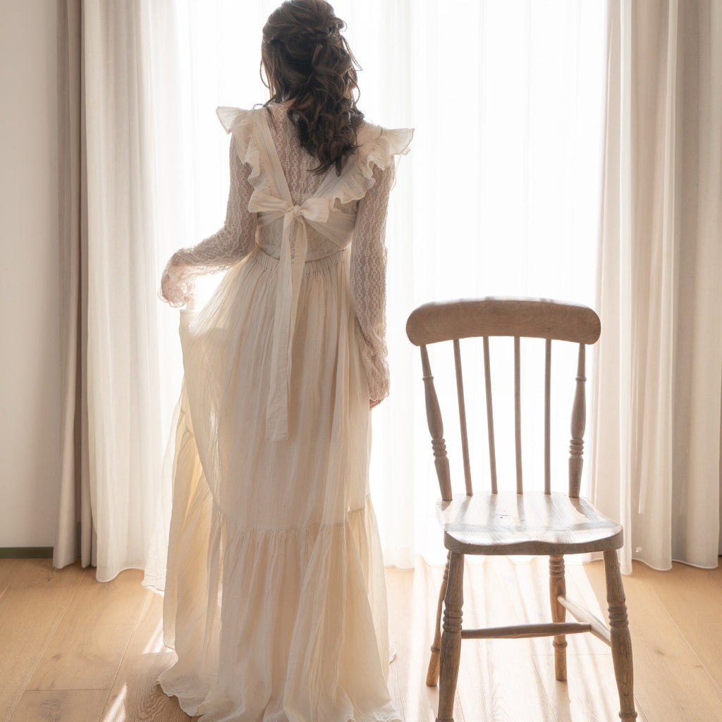 【すぐ届く】『Anmerryアンメリー』【Emmaauravintage】エプロンワンピース