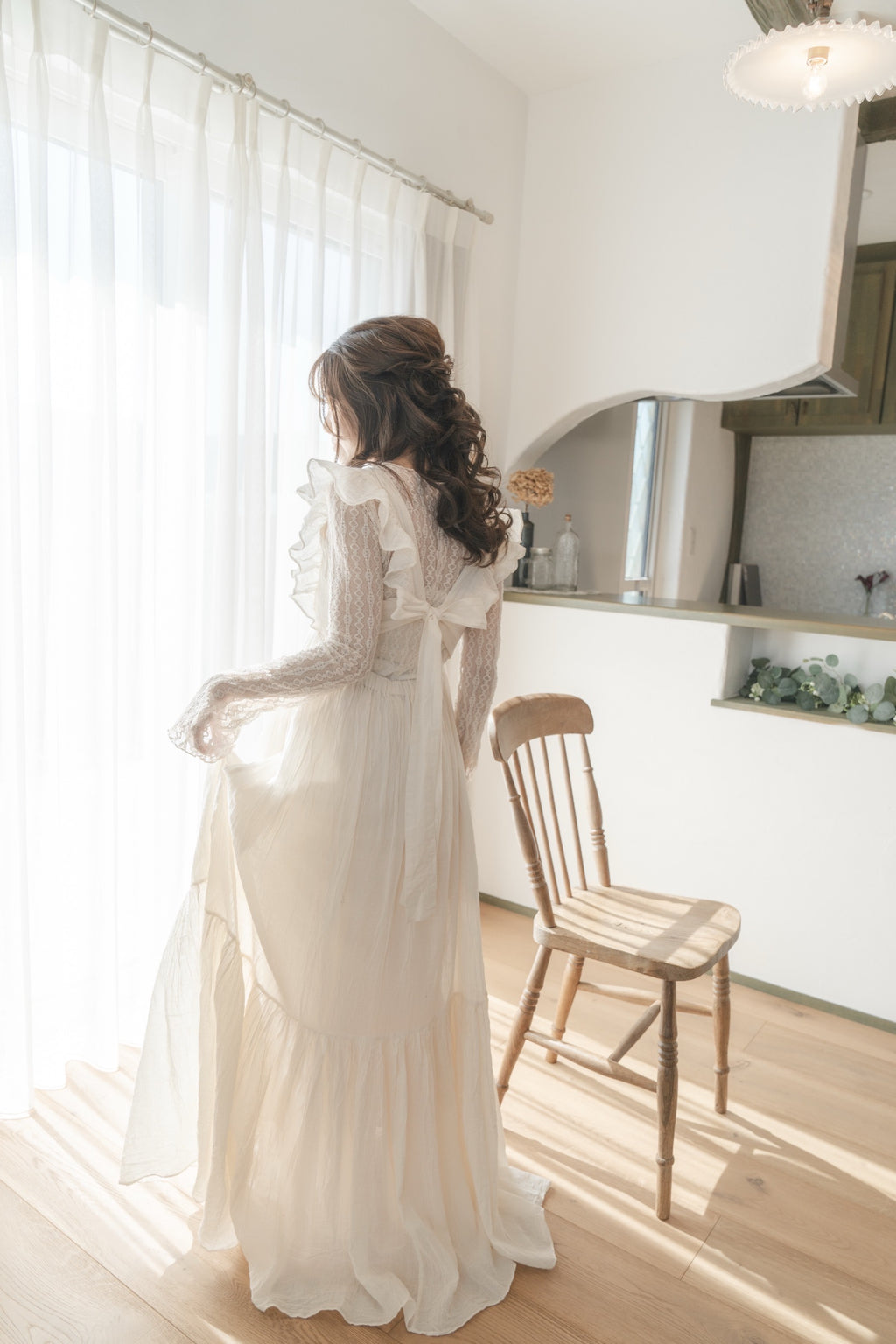 【すぐ届く】『Anmerryアンメリー』【Emmaauravintage】エプロンワンピース
