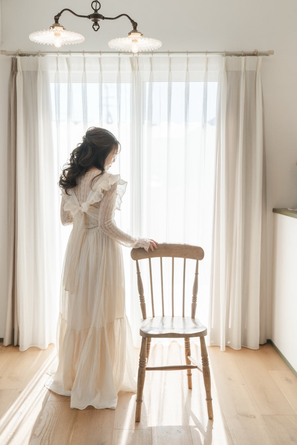 【すぐ届く】『Anmerryアンメリー』【Emmaauravintage】エプロンワンピース
